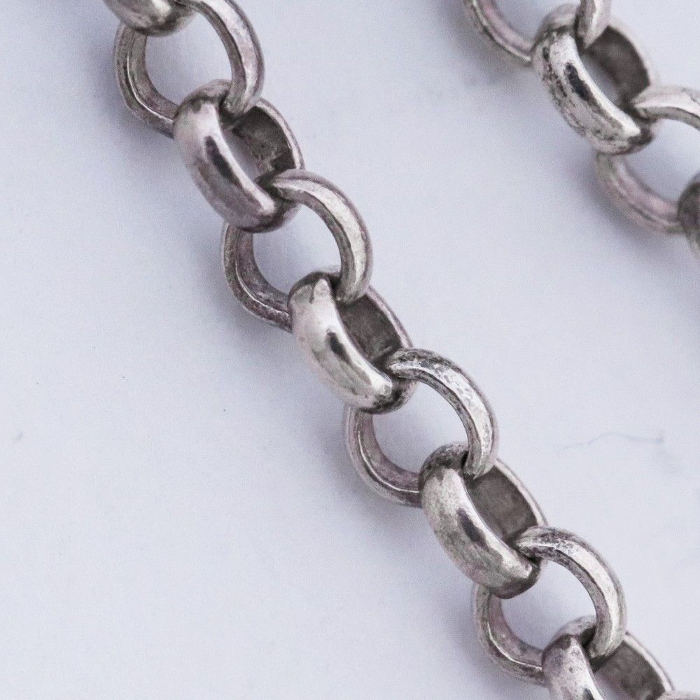 CHROME HEARTS ネックレス ロールチェーン 18インチ シルバー - メルカリ
