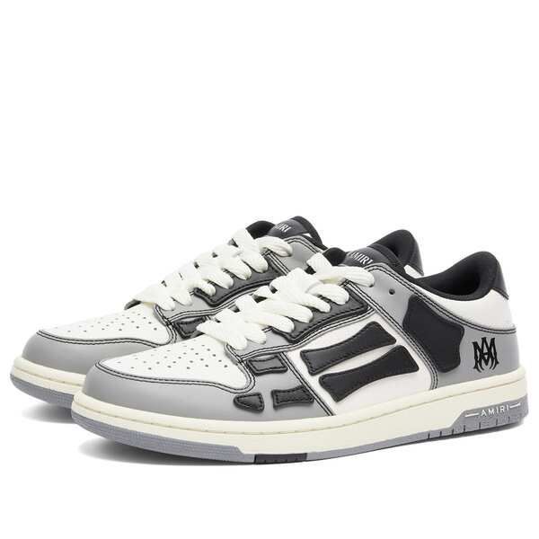AMIRI アミリ VARSITY SKEL ロートップスニーカー MEN'S VARSITY SKEL-TOP LOW - Black | AMIRI