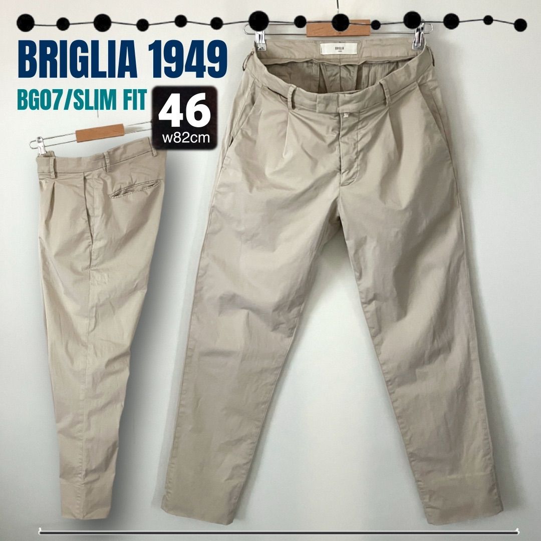 BRIGLIA 1949/ブリリア☆BG07☆コットンポプリンワンプリーツ