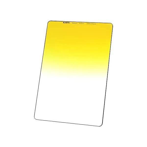 KANI サンセットイエロー 100x150mm | 色彩強調 朝日 夕日 角型 角形 レンズフィルター