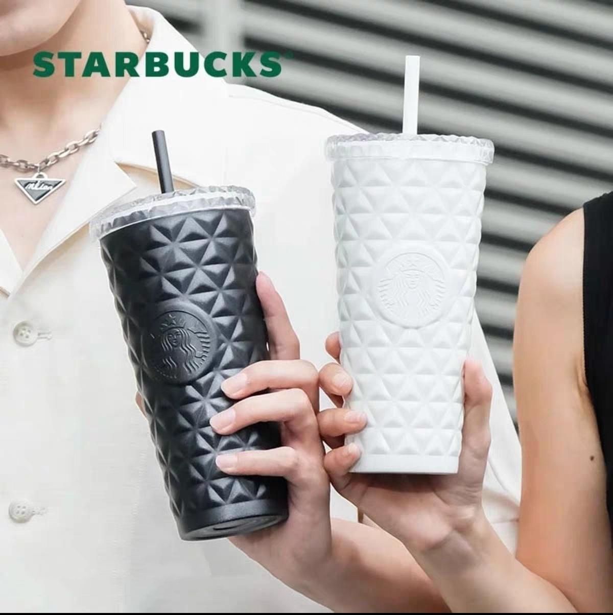 【新品未使用】STARBUCKS タンブラー ステンレスカップ コップ ストロー スタバ おしゃれ 591ml