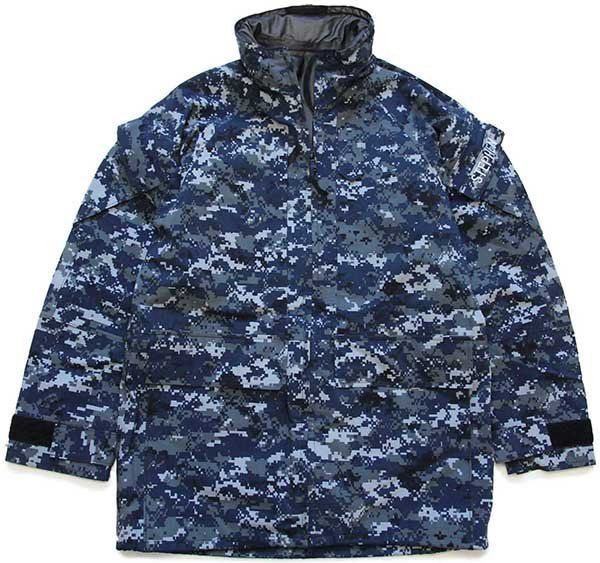 13 米軍 U.S.NAVY パッチ付き ECWCS GEN2 NWU デジタルカモ GORE-TEX