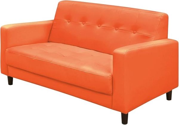 5営業日で発送 サンコウ SANKOU サンコウ カジノIII ソファ 2人掛け オレンジ 0006233