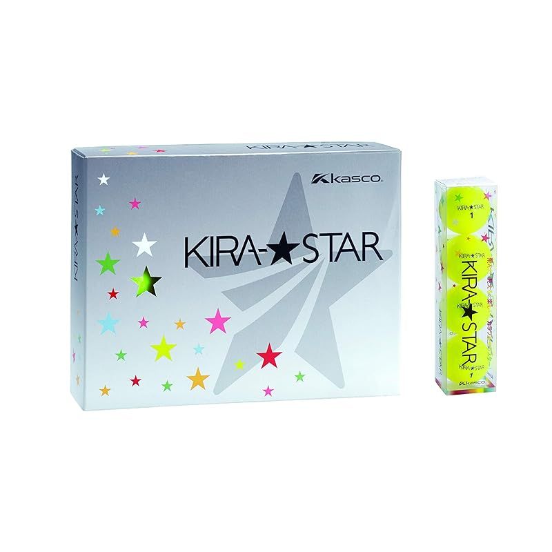 キャスコ(Kasco) ゴルフボール KIRA STAR2 キラスター2N