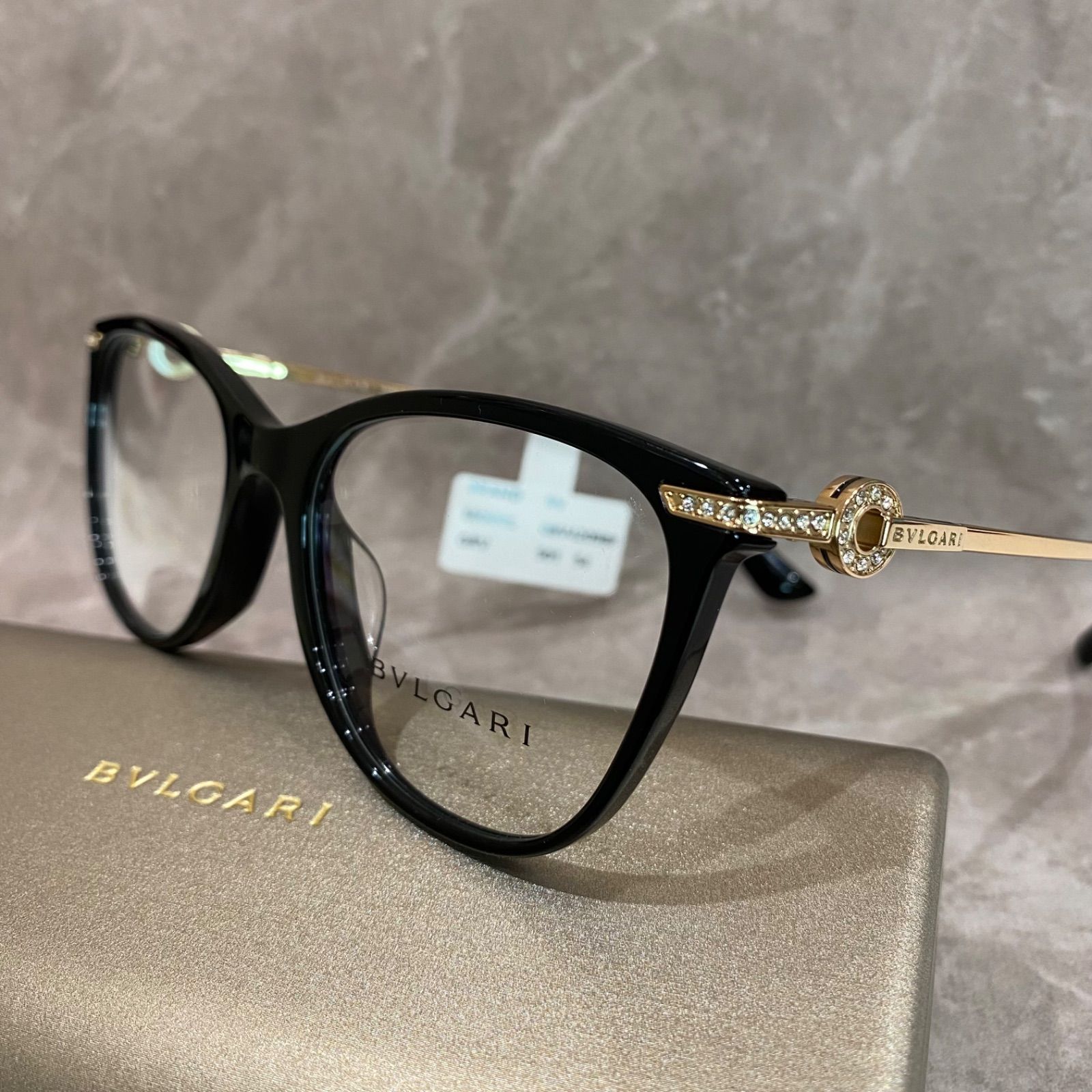 新品未使用】BVLGARI メガネフレーム ブルガリ メンズ レディース ブラック 眼鏡 4209B-501 ウェリントン - メルカリ