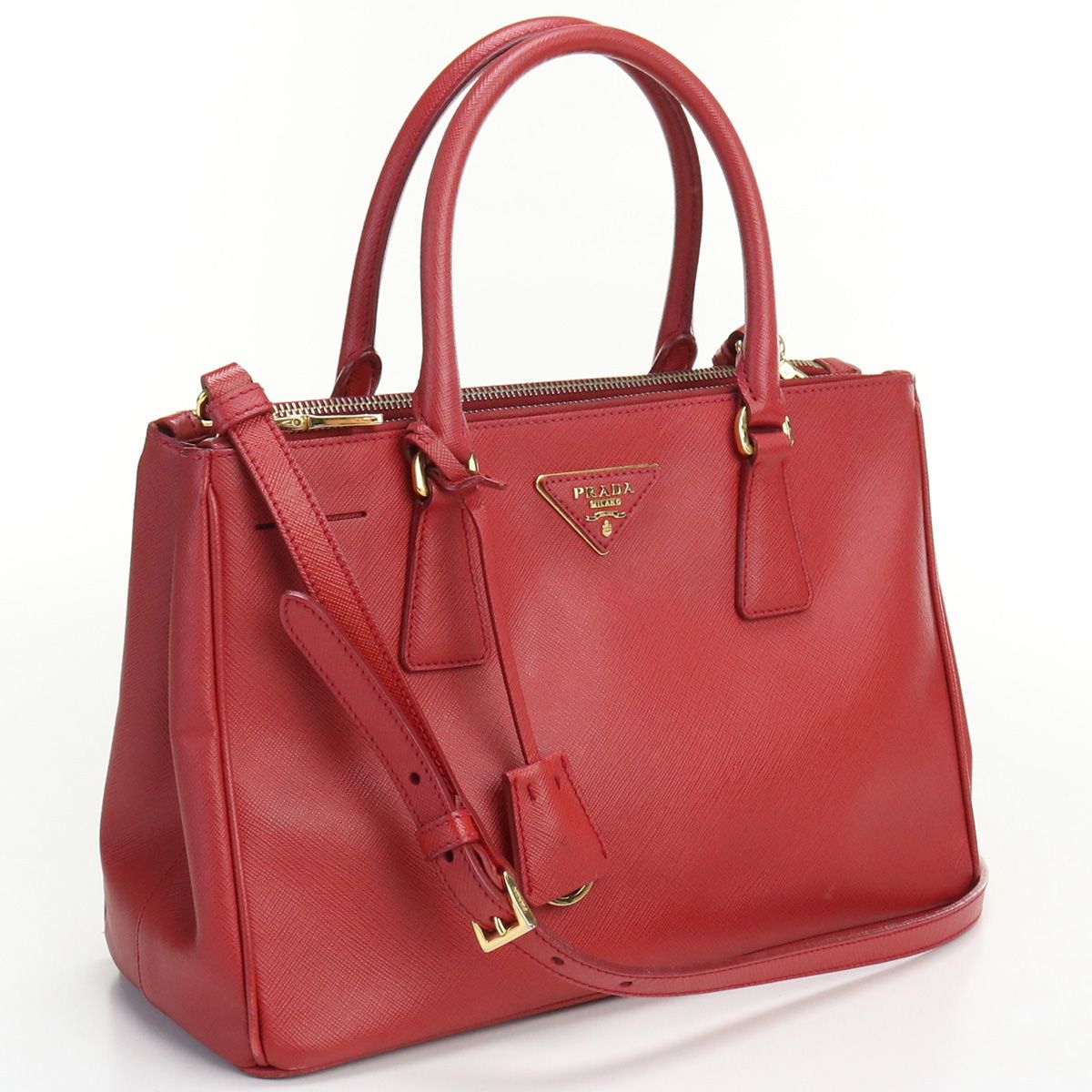 PRADA プラダ 2WAYショルダー BN2863 トートバッグ レザー【中古 