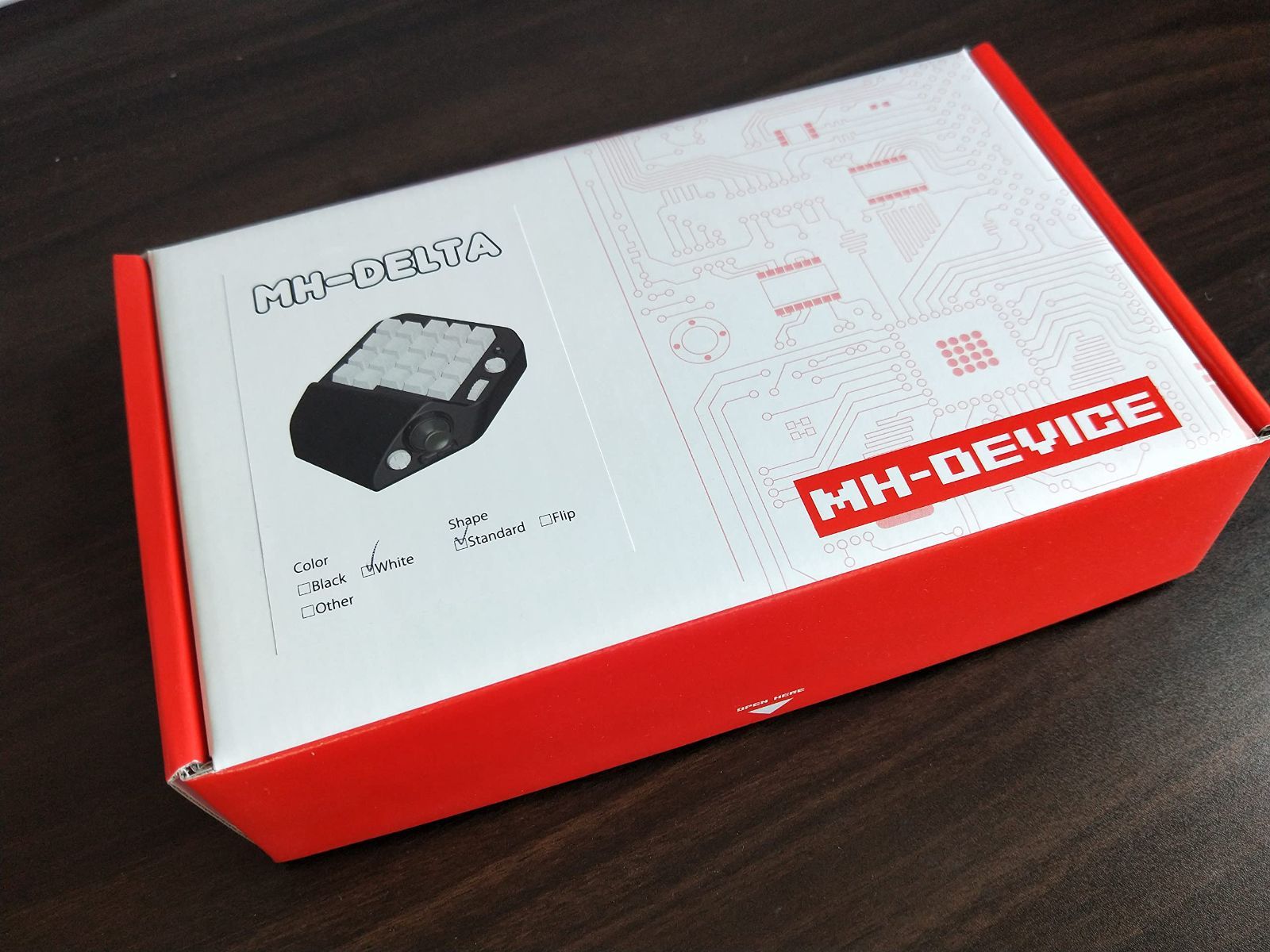 MH-Device] MH-Delta ジョイスティック・ホイール付き41キー片手 