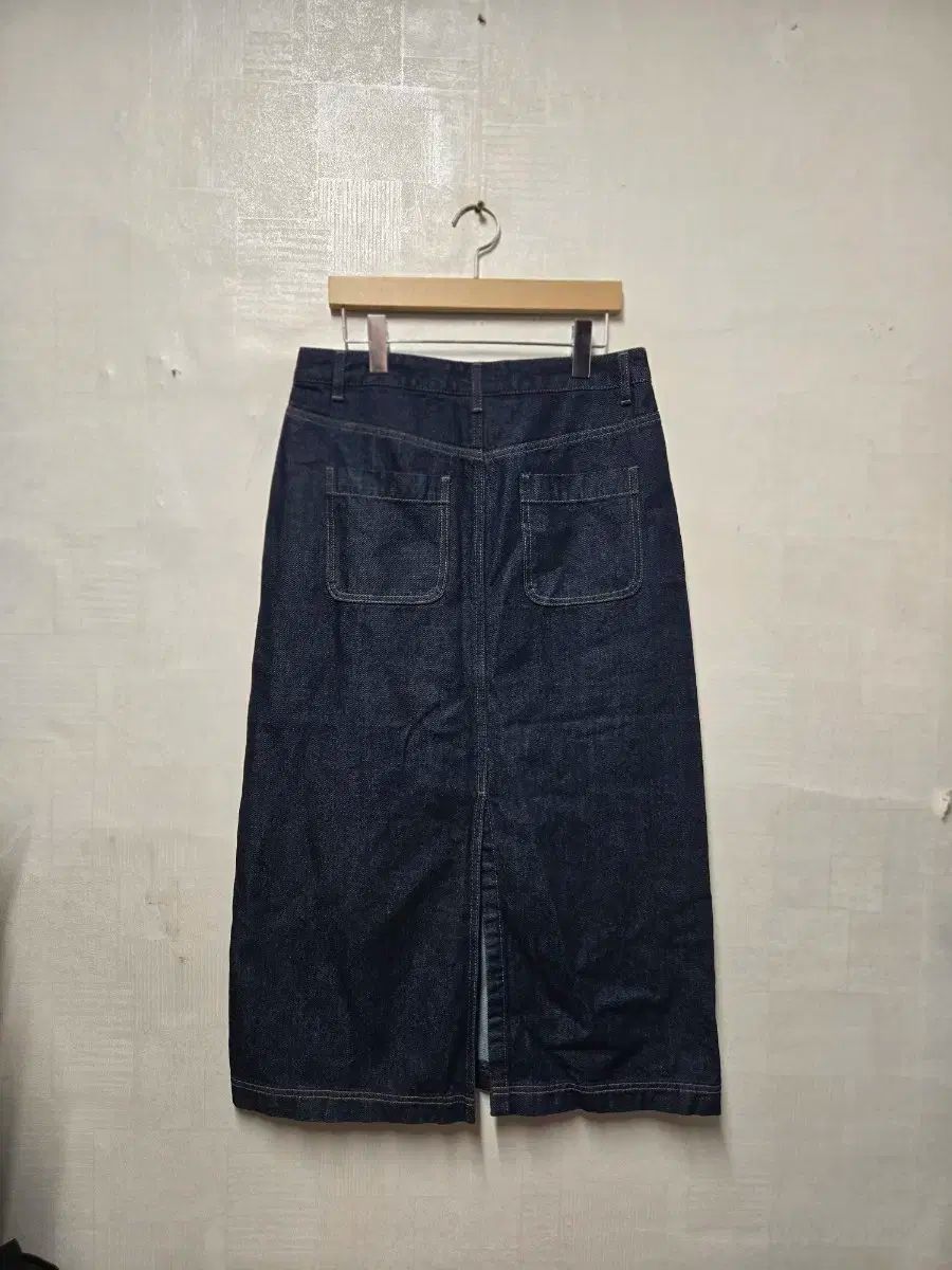 未使用 JAJU デニム ロング丈スカート M 短納期 デニムひざ丈