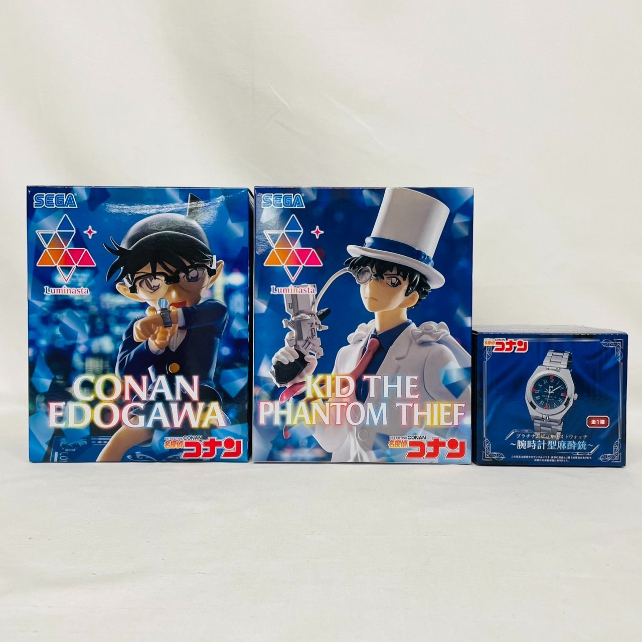 名探偵コナン Luminasta 江戸川コナン 怪盗キッド 腕時計型麻酔