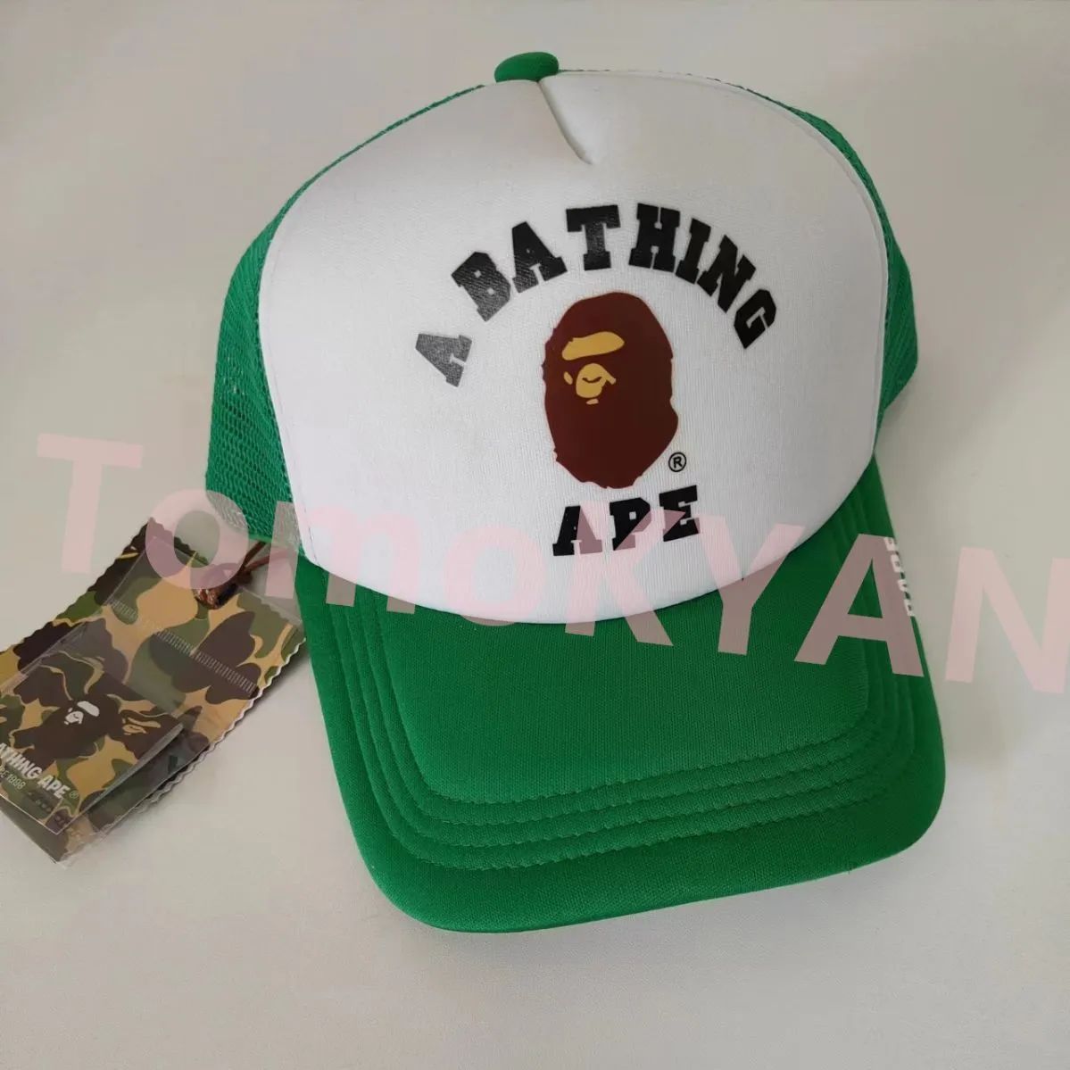 【大人気】A BATHING APE アベイシングエイプ キャップ 帽 新品 メッシュキャップ