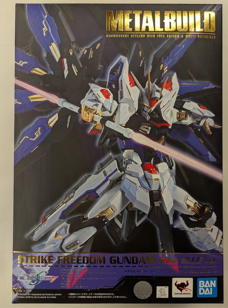 BANDAI - L BUILD  ストライクフリーダム  soul blue ver Amazon.co.jp: BANDAI METAL BUILD ストライクフリーダム