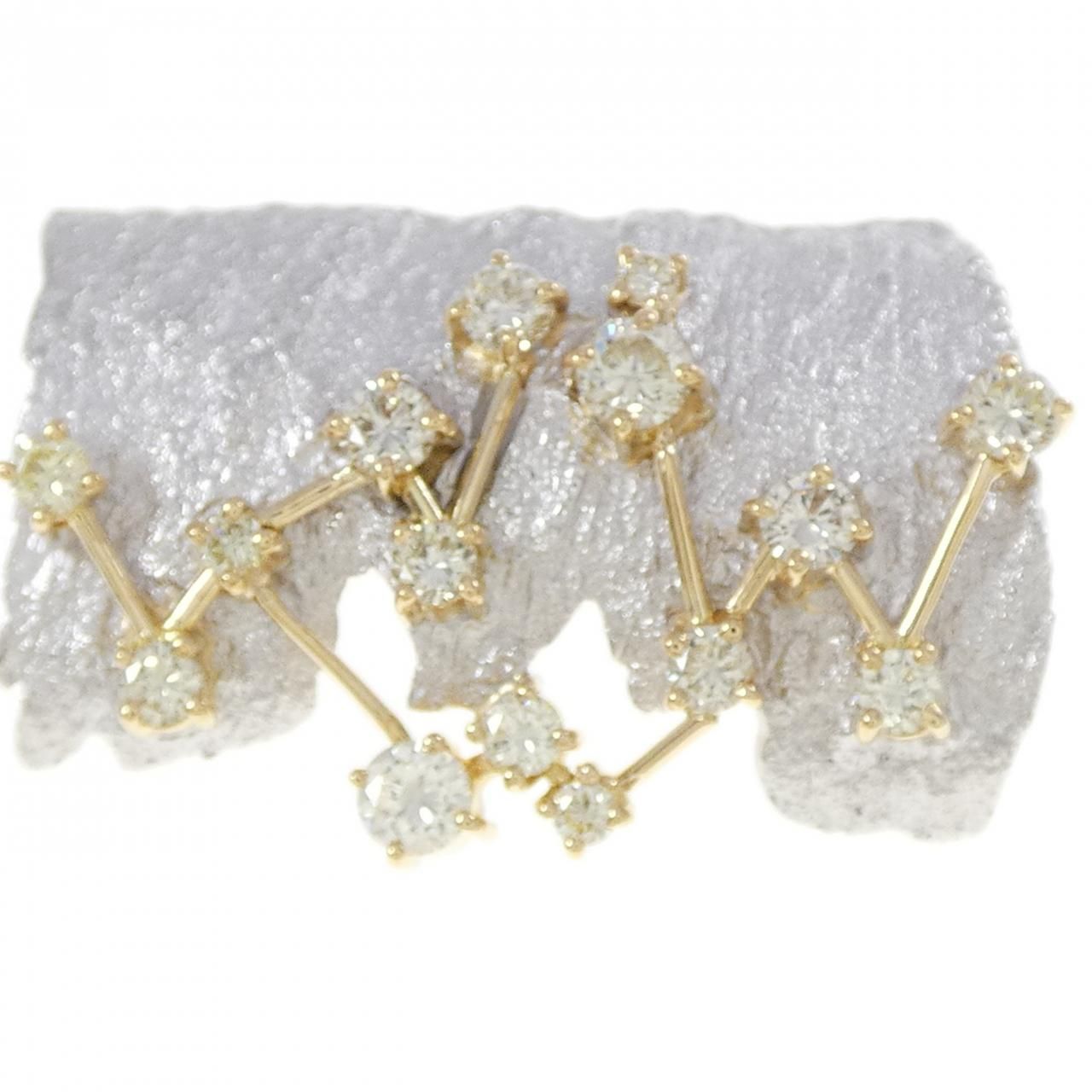 トモヤス ダイヤモンド ブローチ 1.096CT