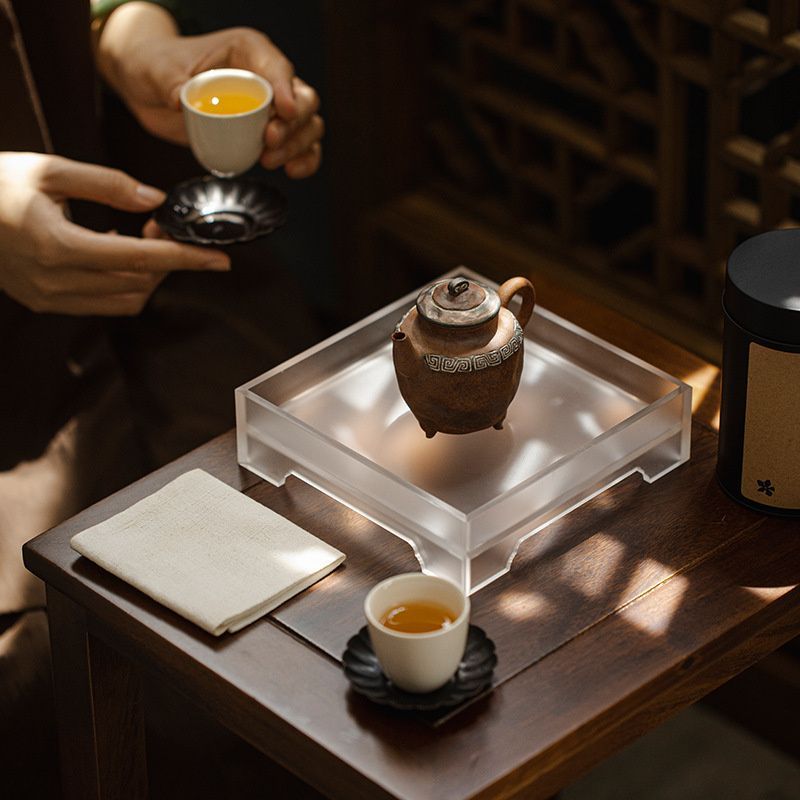 アクリル製 茶盤 ティートレイ 台湾茶器 中国茶器 台湾茶 中国茶
