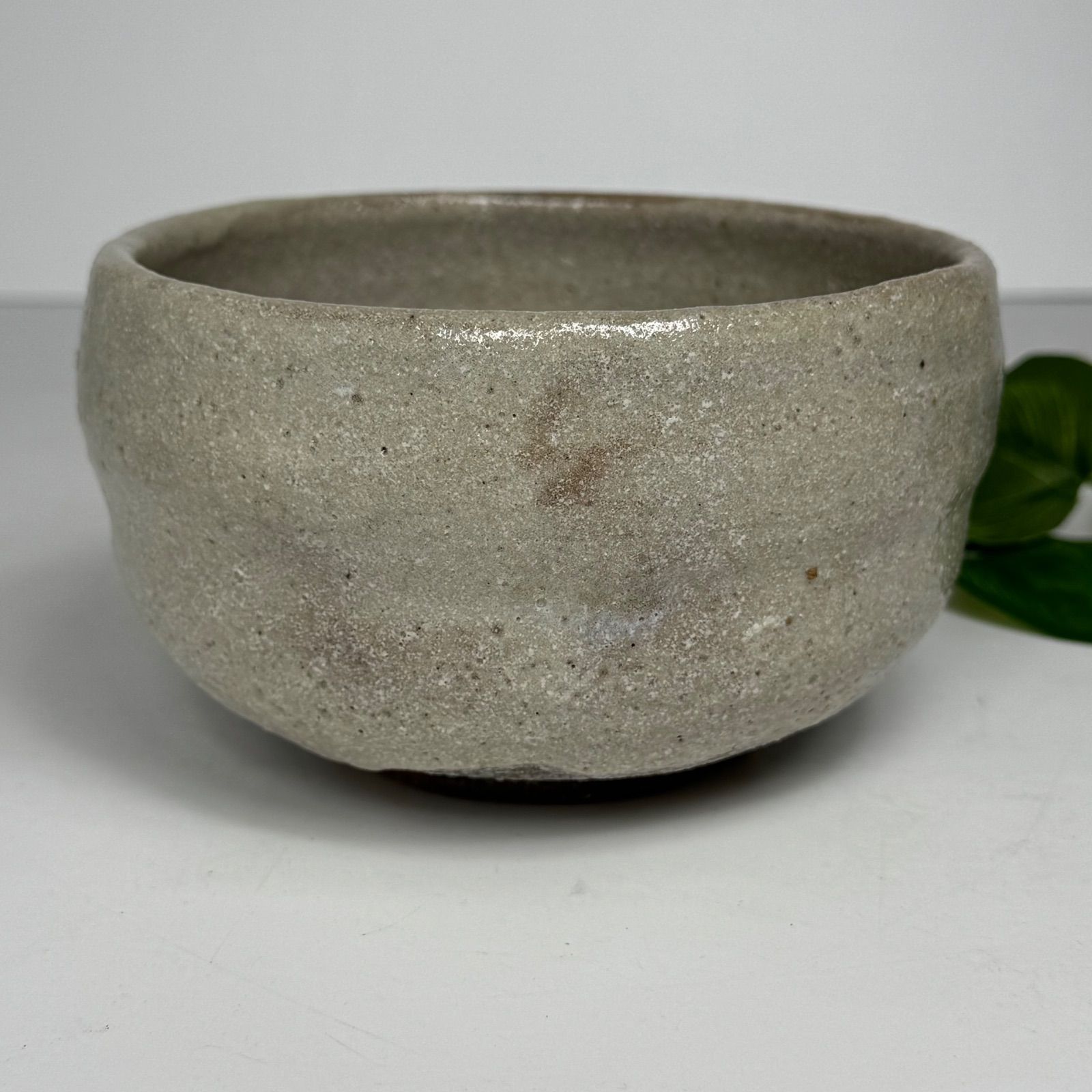 茶道具　備前茶碗　陶吉 吉備焼 茶碗 水川陶芳 作 共箱付き 抹茶碗 茶道具 陶芸 備前系 美術