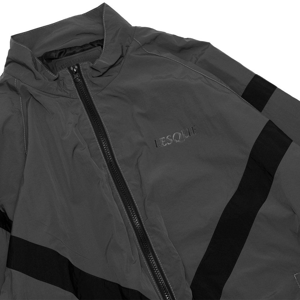 LESQUE Color Nylon Jacket Gray レスケ トラックジャケット ナイロン