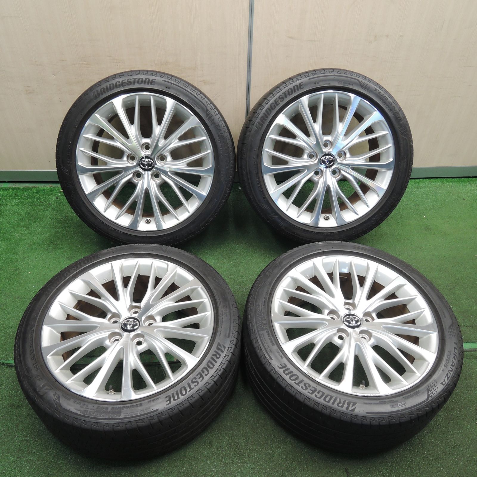 送料無料* センサー付！キレイ☆トヨタ 70系 カムリ 純正 235/45R18 ブリヂストン トランザ T005A  PCD114.3/5H☆4031802TNノ - メルカリ