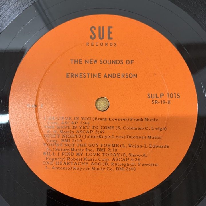 The United Nations Of Sound LPレコード △01)【同梱不可】The New Sound Of Ernestine Anderson/アーネ