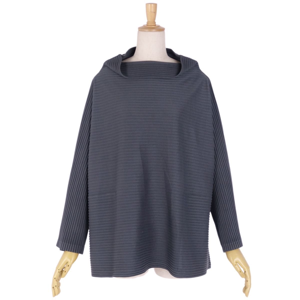極美品 プリーツプリーズ イッセイミヤケ PLEATS PLEASE シャツ ハ