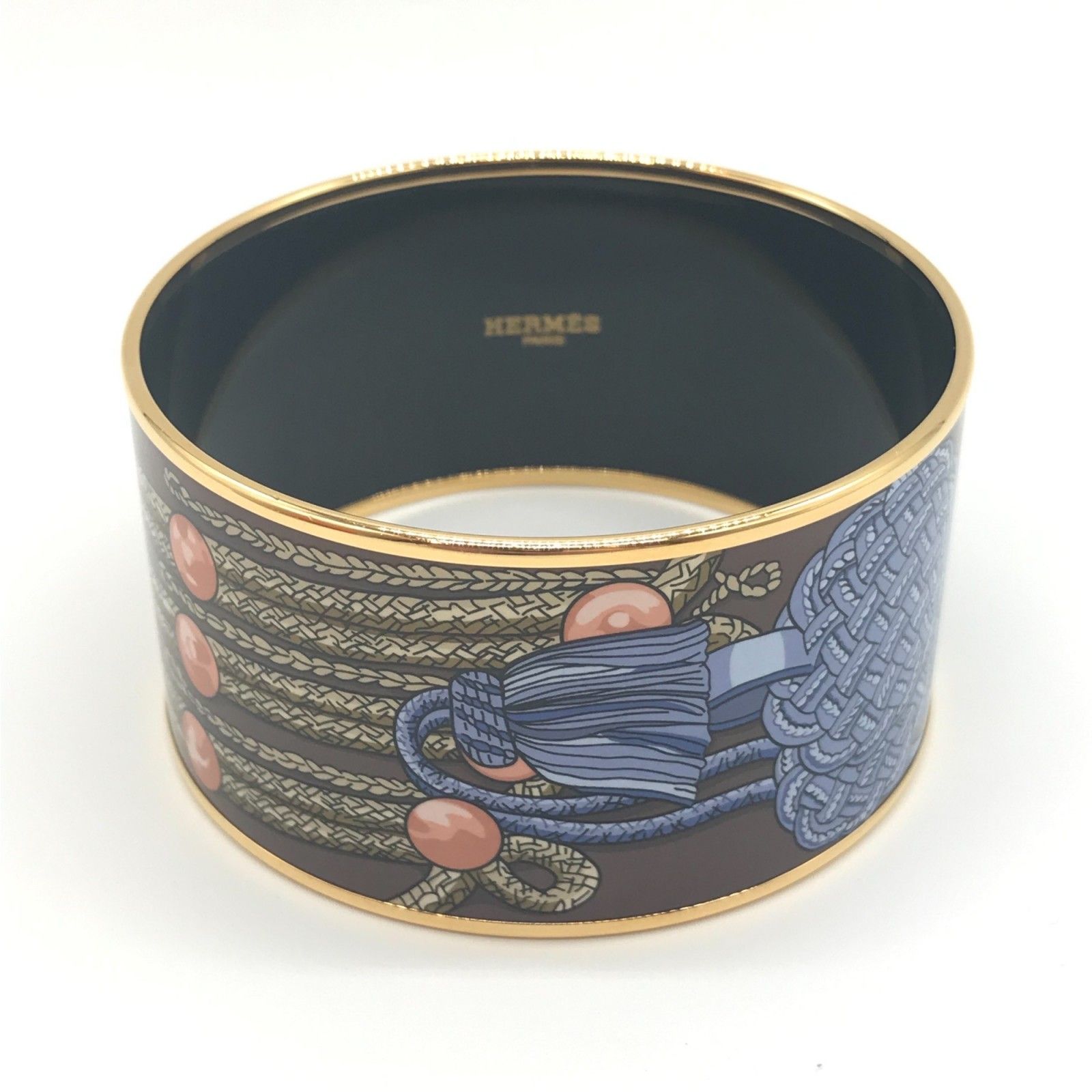 エルメス エマイユTGM バングル マルチ Aランク