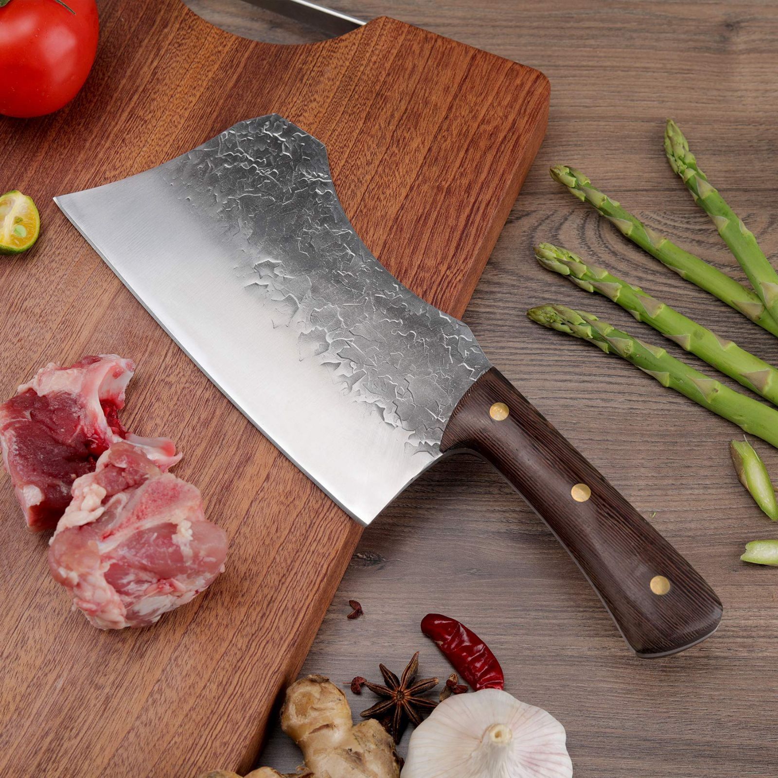 新品 HIROYI 厚刃の骨切り中華包丁 肉切りナイフ チョッパーナイフ