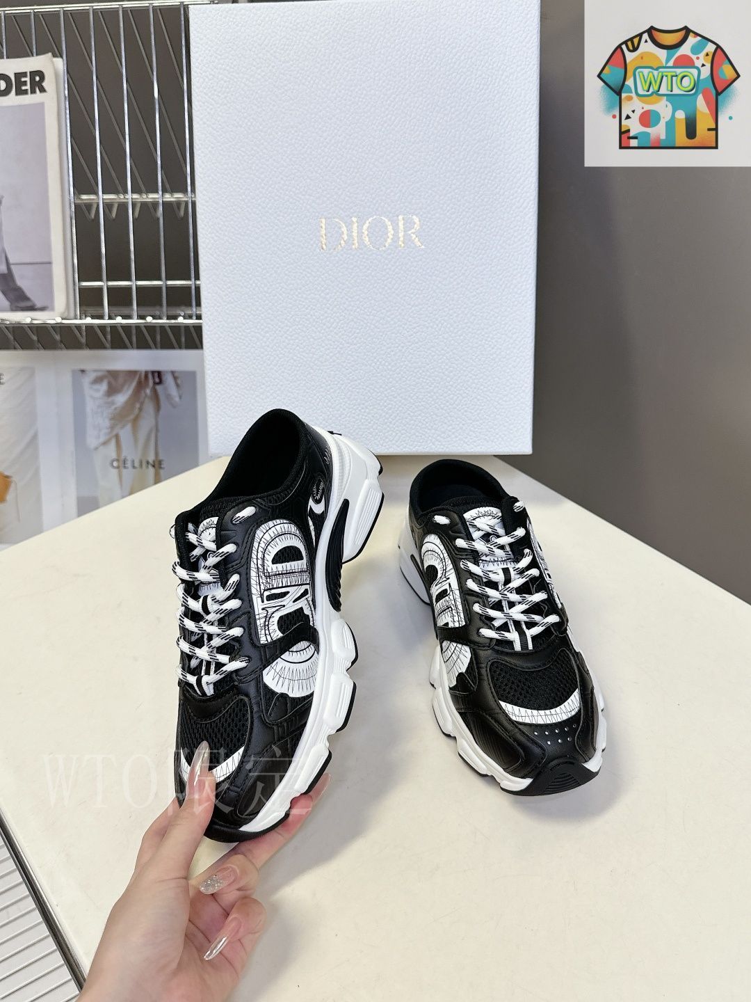 【モダンな魅力あふれる♪】Dior★Dior Chrono スニーカー DIOR | Dior Chrono - シューズ - ウィメンズファッション