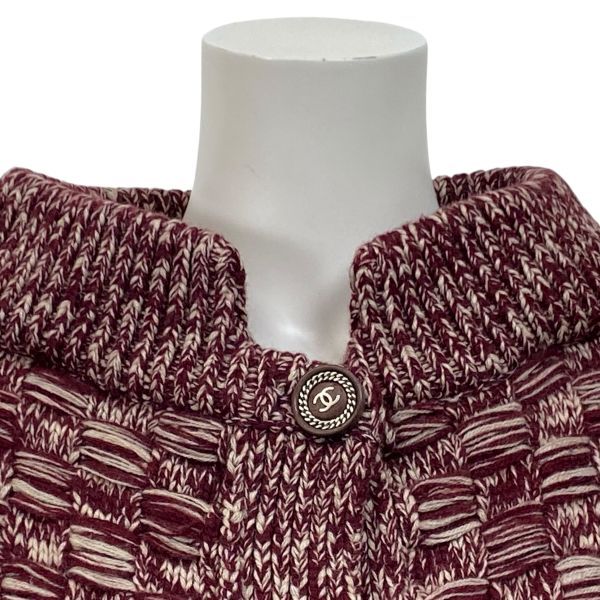 ○◇ シャネル CHANEL ニットコート 長袖 ミックスニット ココマーク