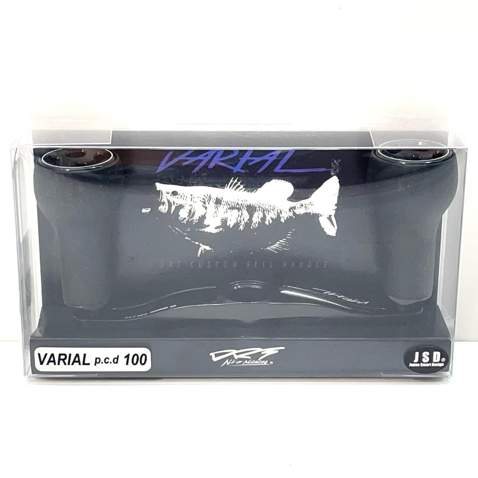 尾張小牧店 DRT ディビジョンレーベルタックルズ その他釣具 VARIAL 100 バリアル100 ブラック ベイトリールパーツ ハンドル 89