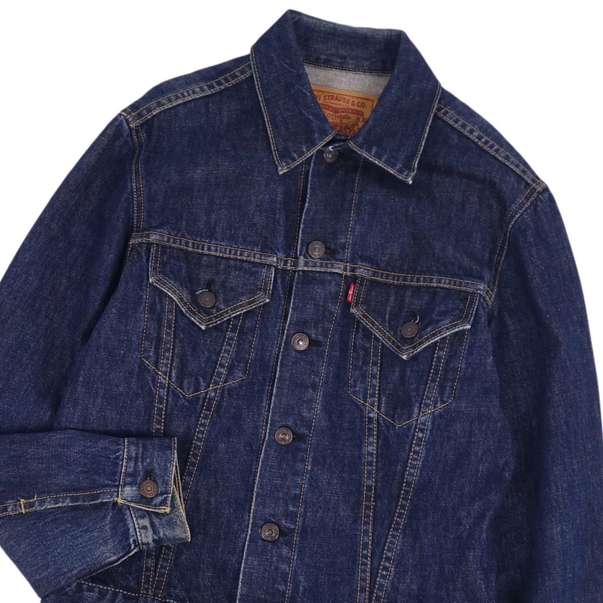 ★リーバイス★71557-02★日本製★40★復刻★BIG E★90s★古着★ 美品 リーバイス Levi's デニムジャケット 71557 BIG E 日本製 0
