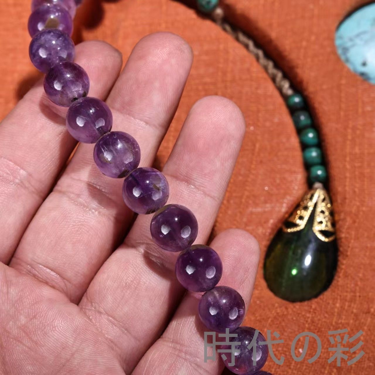 刺繍盒付 骨董品