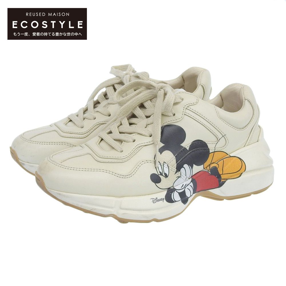 GUCCI グッチ ｘDisneyディズニー 602049 ローカット ミッキー