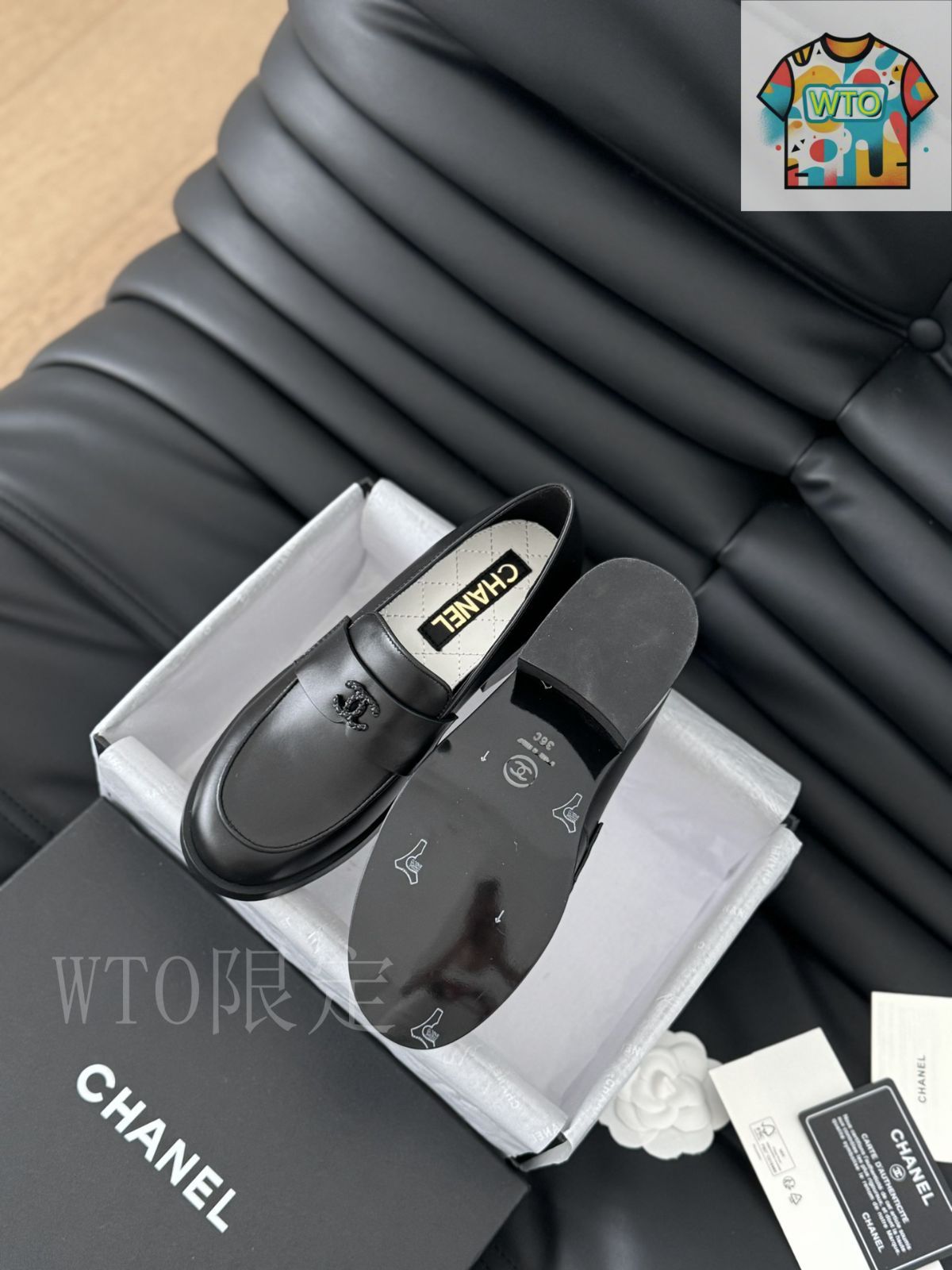 CHANEL ローファー　2018B メティエダール シャネル 24B メティエ・ダー・アール ローファーシューズ03