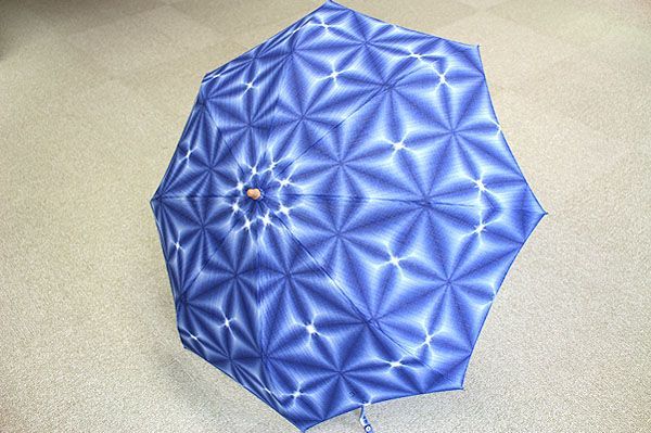伝統工芸 有松鳴海絞 折りたたみ 日傘 UV加工 No1
