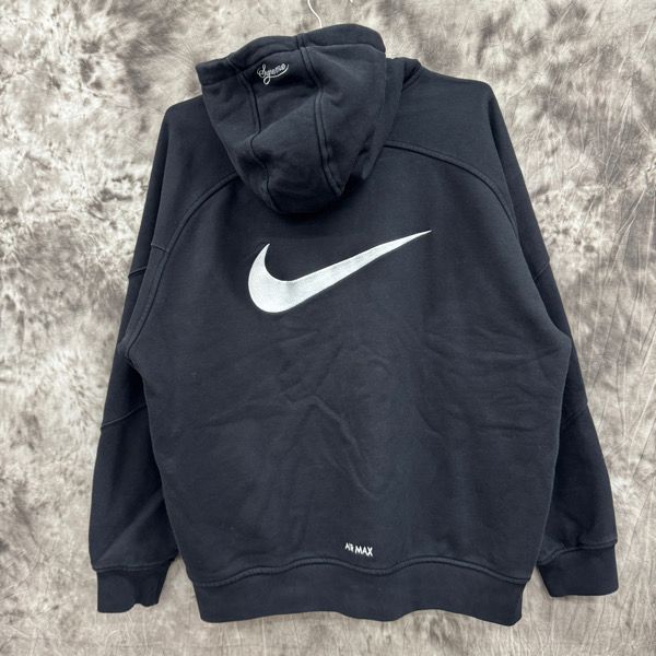 【激レア】SUPREME シュプリーム　NIKE パーカー　黒　スウェット　刺繍 激レア】SUPREME NIKE パーカー 黒 スウェット 刺繍 シュプリーム
