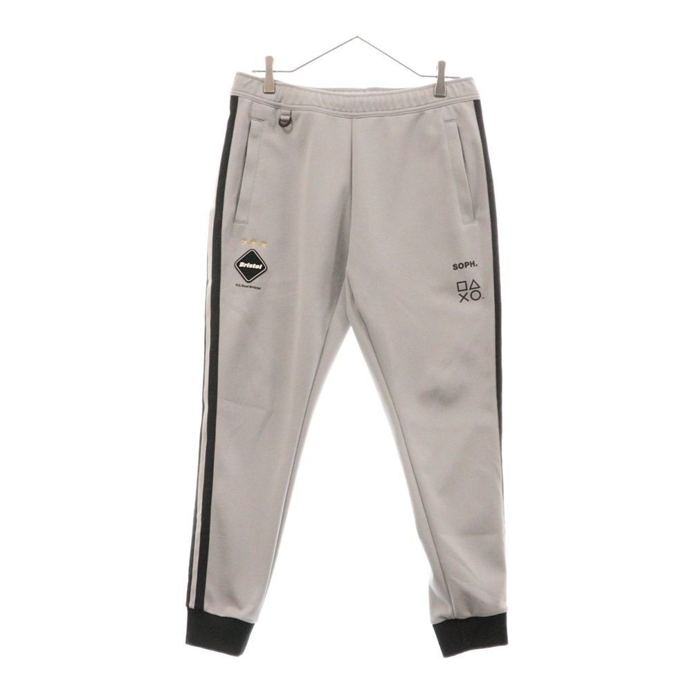 F.C.R.B./F.C.Real Bristol/FCRB (エフシーアールビー/エフシーレアルブリストル) TRAINING TRACK RIBBED PANTS サイドライントラックパンツ FCRB-242157 グレー