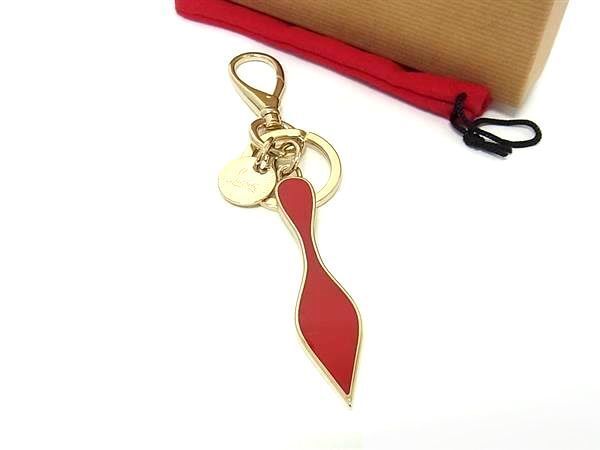 超美品 Christian Louboutin クリスチャンルブタン キーホルダー