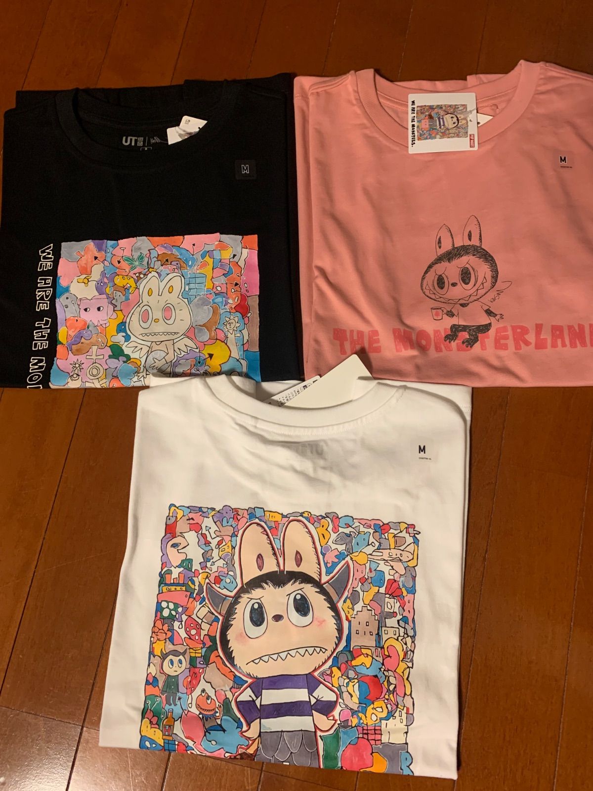 UNIQLO POPMART 3枚セット　ポップマート　ラブブ　ユニクロ UNIQLO POPMART UT ユニクロ ポップマート ラブブ 3種セット