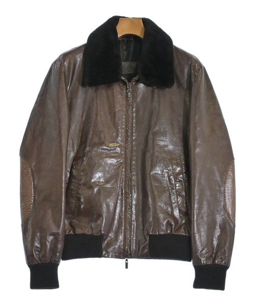 ENZO LEATHER ブルゾン メンズ 古着