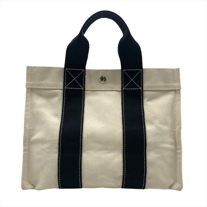 美品 HERMES エルメス ボラボラ キャンバス ハンド トート バッグ 