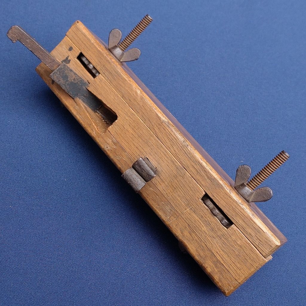 鉋 カンナ 作里鉋 底取り鉋 在銘 嘉宏 30mm 職人 DIY 大工道具