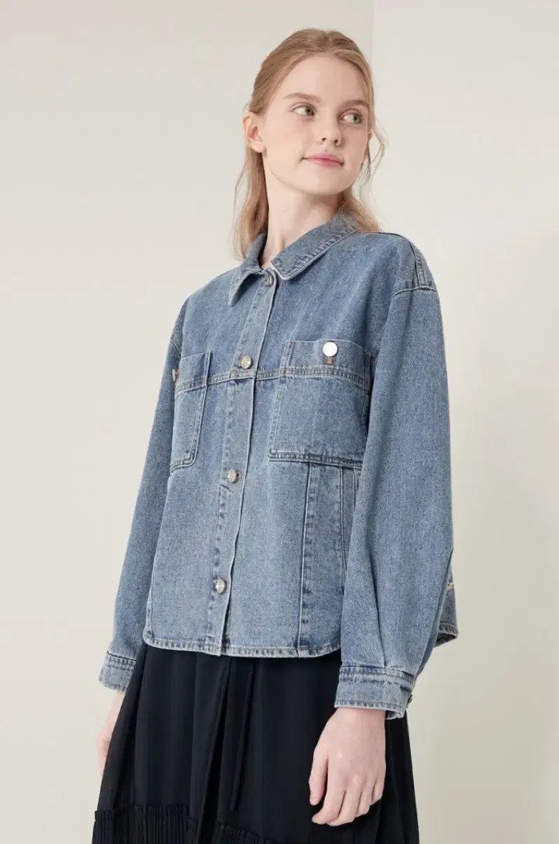 sjsj バックル タブ デニムジャケット