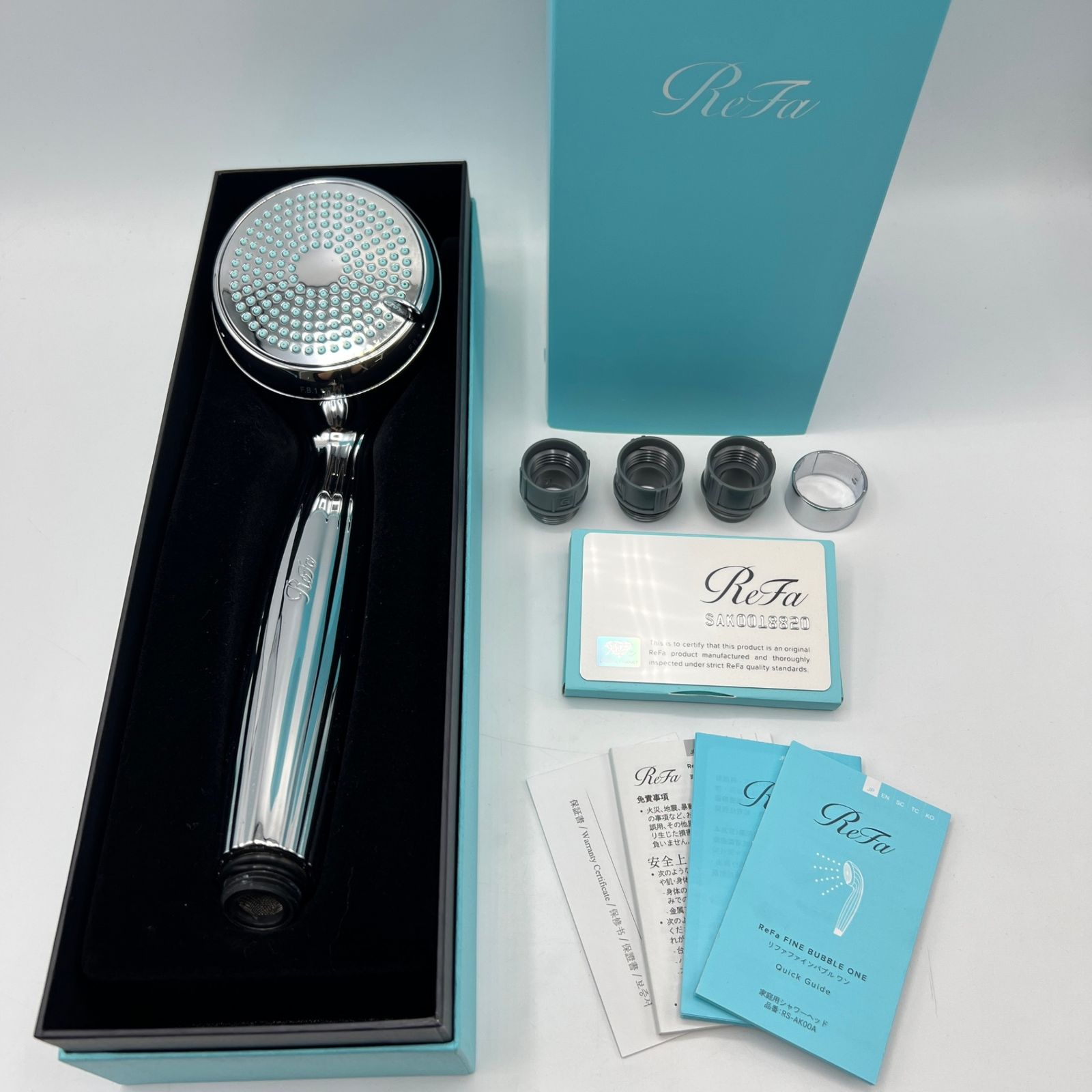 美品】MTG ReFa FINE BUBBLE ONE 売れ筋 RS-AK00A シャワーヘッド