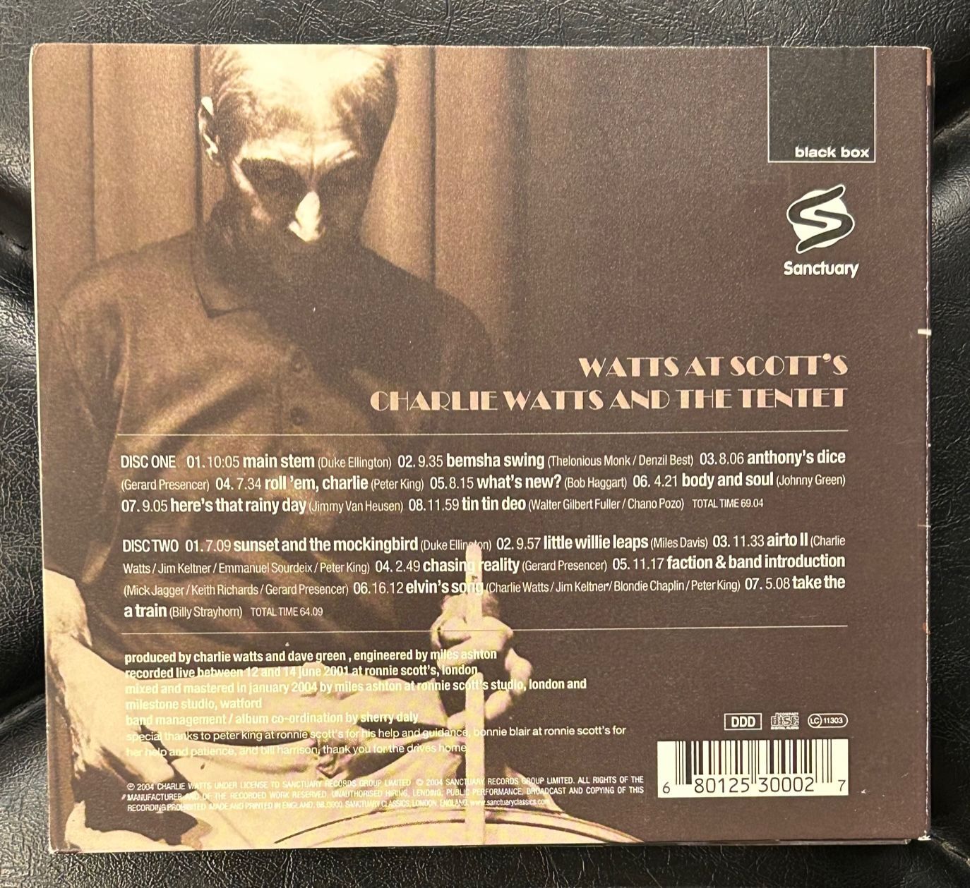 廃盤/輸入盤CD2枚組】Charlie Watts 「Watts At Scott's」 チャーリー 