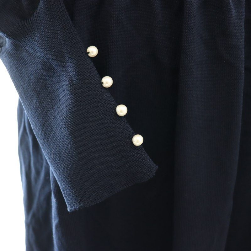 ジョリーミニョン jolie mignon ホールガーメント 袖口パール付き