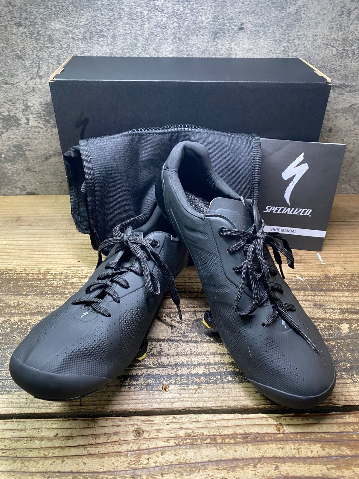 JJ905 スペシャライズド SPECIALIZED S-WORKS TORCH LACE ビンディングシューズ EU41 SPD-SL ブラック