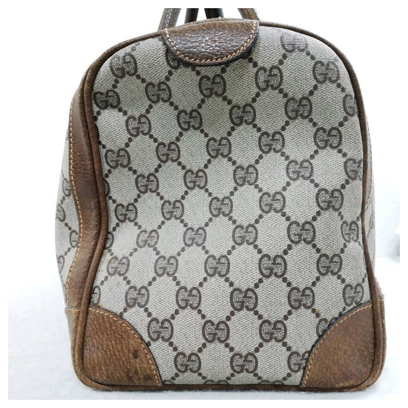 中古】GUCCI オールドグッチ ミニボストンバッグ GG シェリー