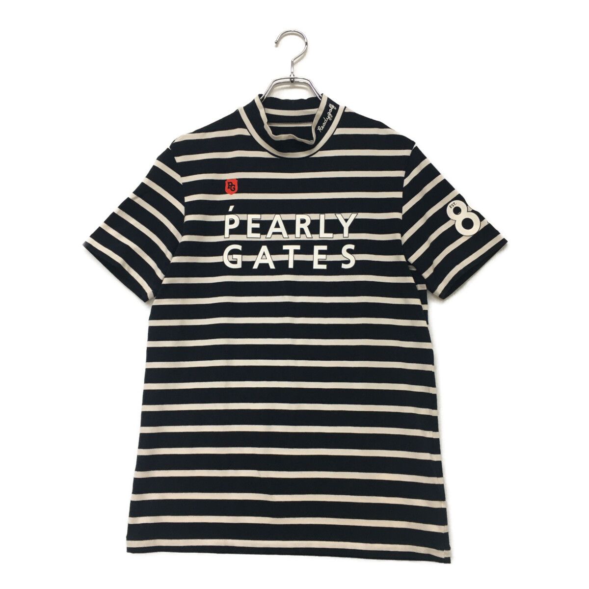 パーリーゲイツ ボーダー モックネック