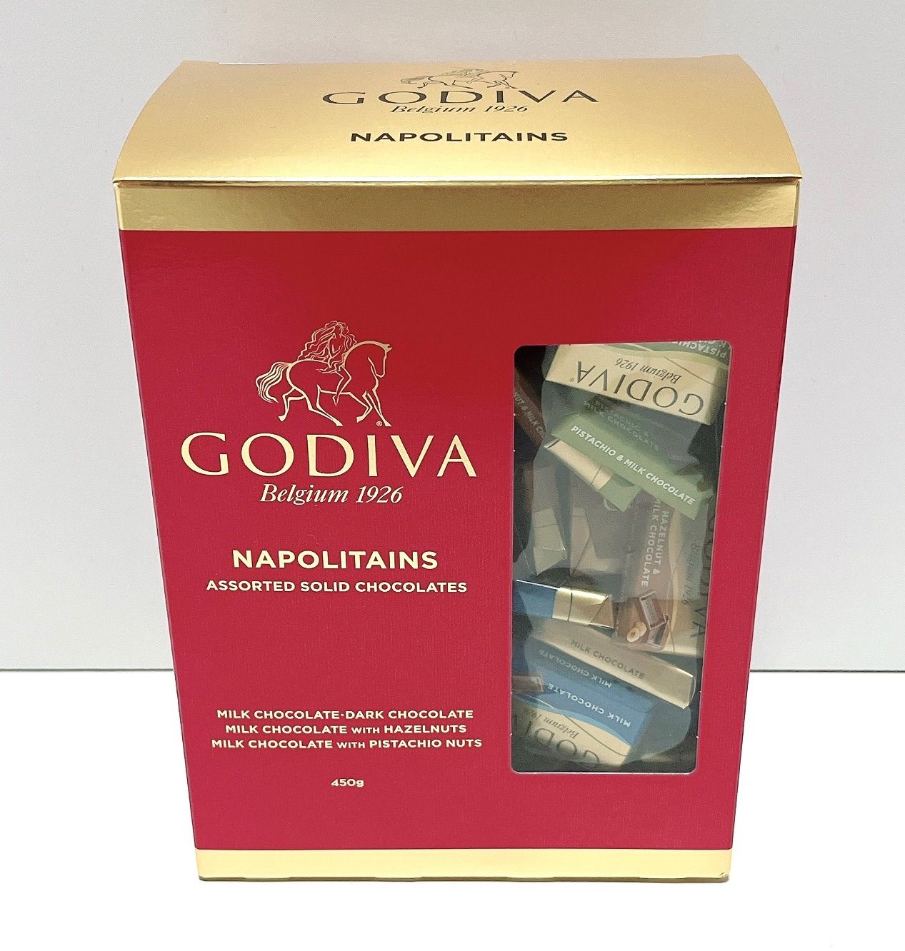 コストコ GODIVA ゴディバ ナポリタン チョコレート 450g（110枚前後