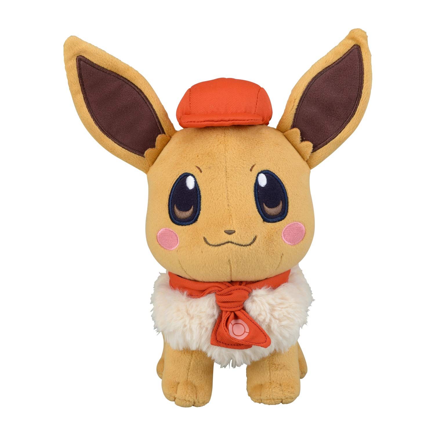 ぬいぐるみ Pokemon Cafe Mix イーブイ 20.5×21×25.5 H×W×D ㎝ ぬいぐるみ イーブイ