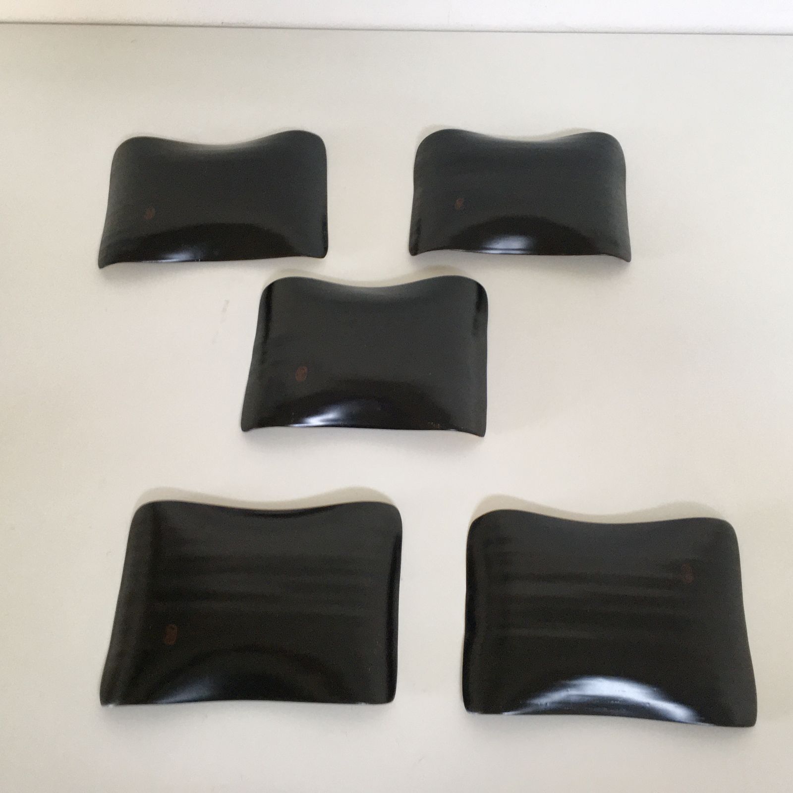 象彦　銘々皿　菓子皿　5枚組　漆器　金箔　漆塗　西村彦兵衛 　箱付 象彦 銘々皿 菓子皿 5枚組 漆器 金箔 漆塗 西村彦兵衛 箱