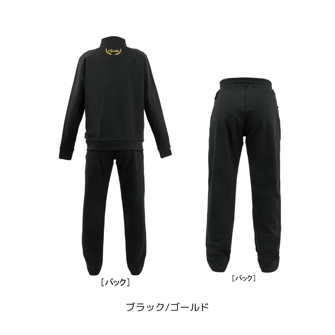 GM3781 ジャージスーツ(ワッペン) #LLサイズ #ブラック/ゴールド